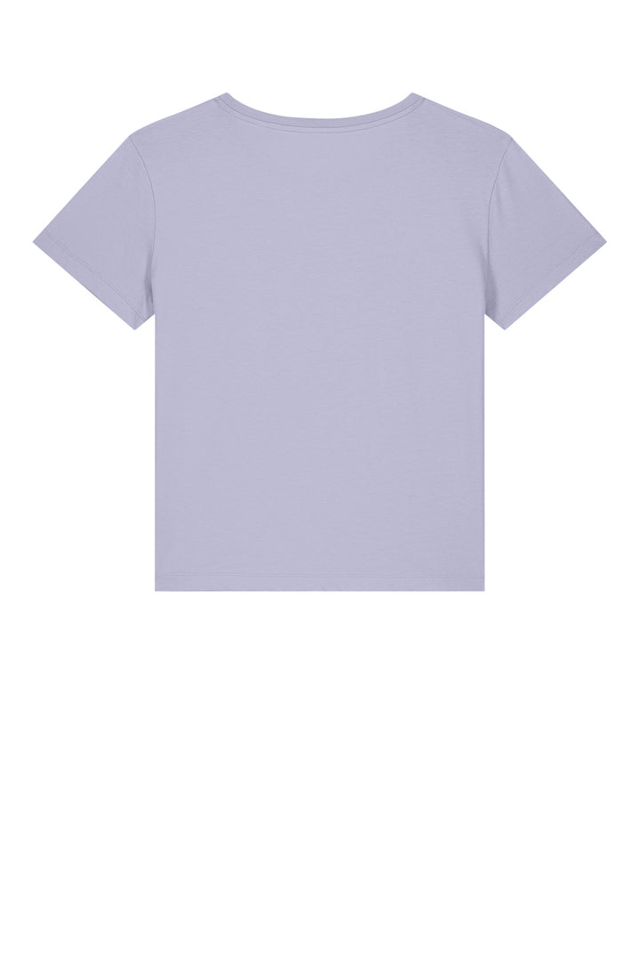 Rear View of Lavender Stanley/Stella Women's Stella Serena Scoop Neck Tee SXW008