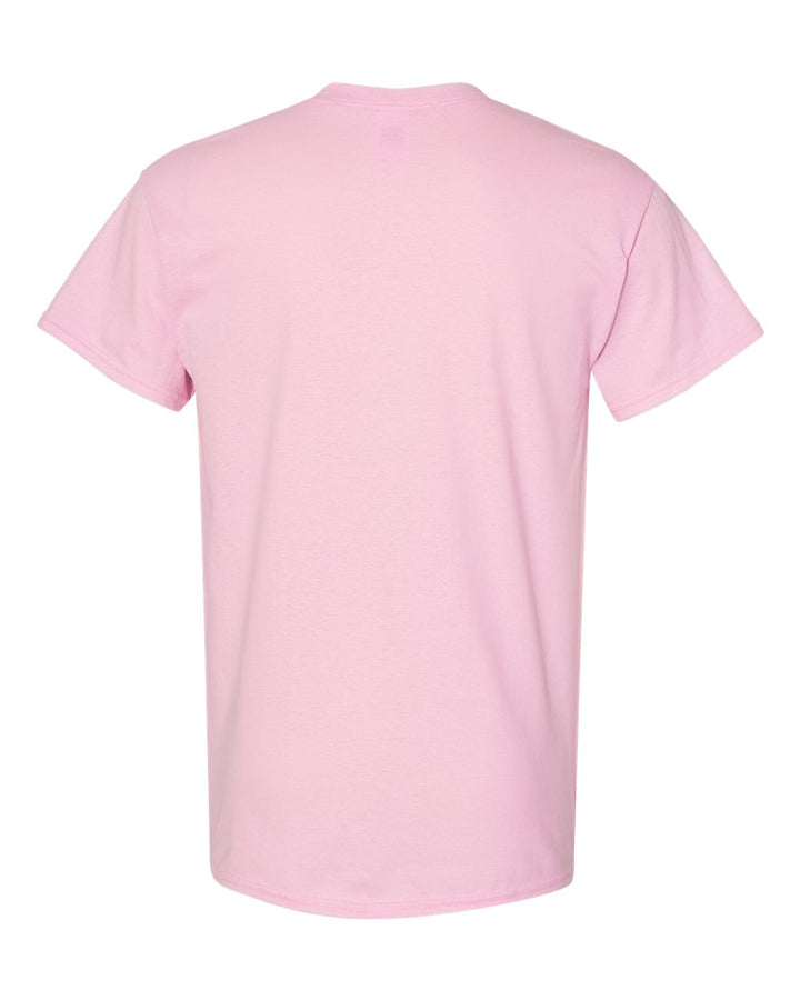 Rear View of Light Pink Heavy Cotton™ T-Shirt - 5000