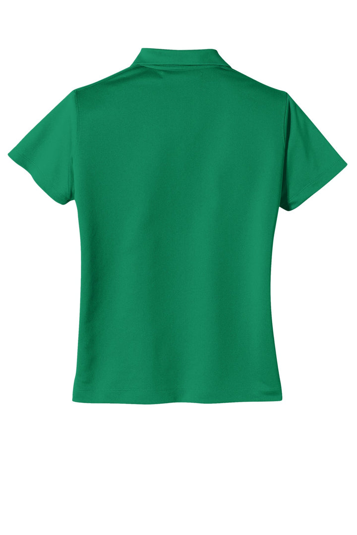Rear View of Lucky Green Nike Women's Tech Basic Dri-FIT Polo. 203697