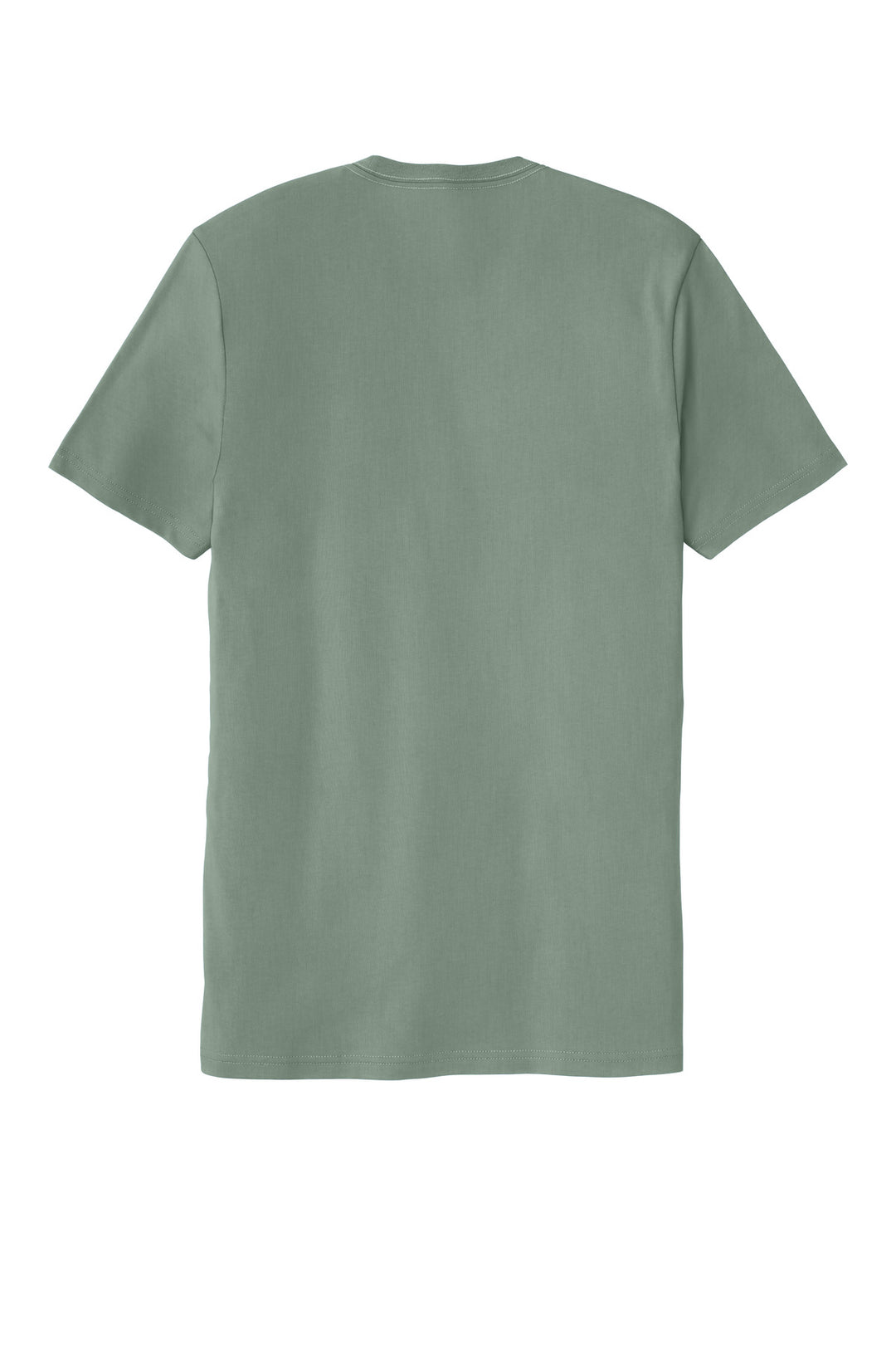 Rear View of MatchaGrn Allmade Unisex Organic Cotton Tee. AL2100