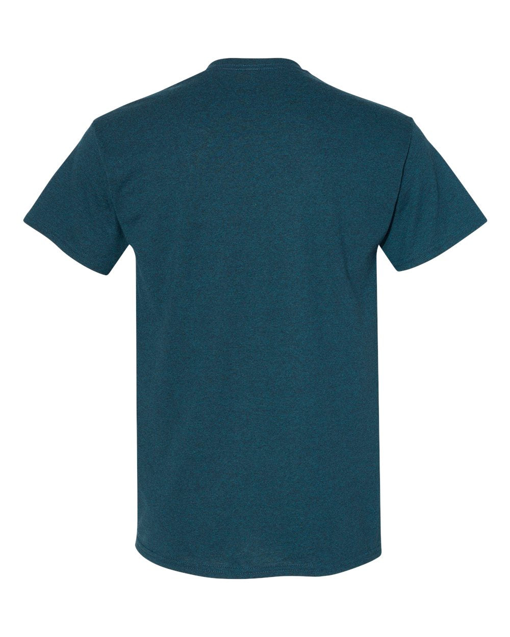 Rear View of Midnight Heavy Cotton™ T-Shirt - 5000