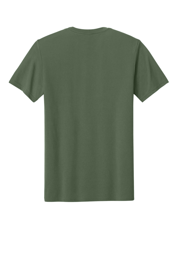 Rear View of MilGreen Gildan Gildan Performance T-Shirt. 42000
