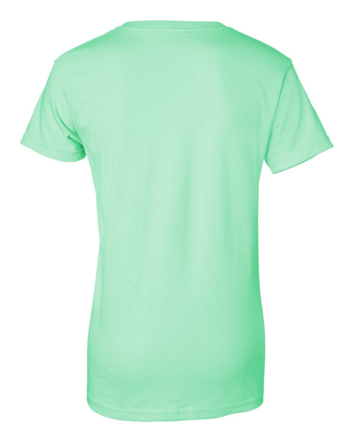 Rear View of Mint Green Ultra Cotton® Women’s T-Shirt - 2000L