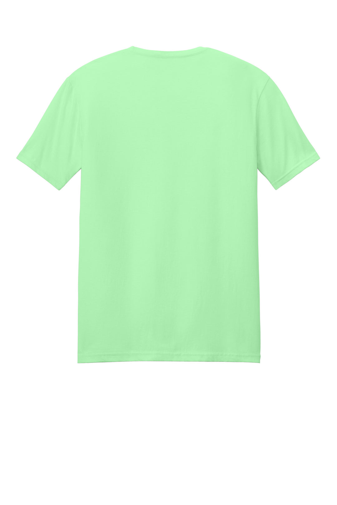 Rear View of MintGreen Gildan Softstyle T-Shirt. 64000