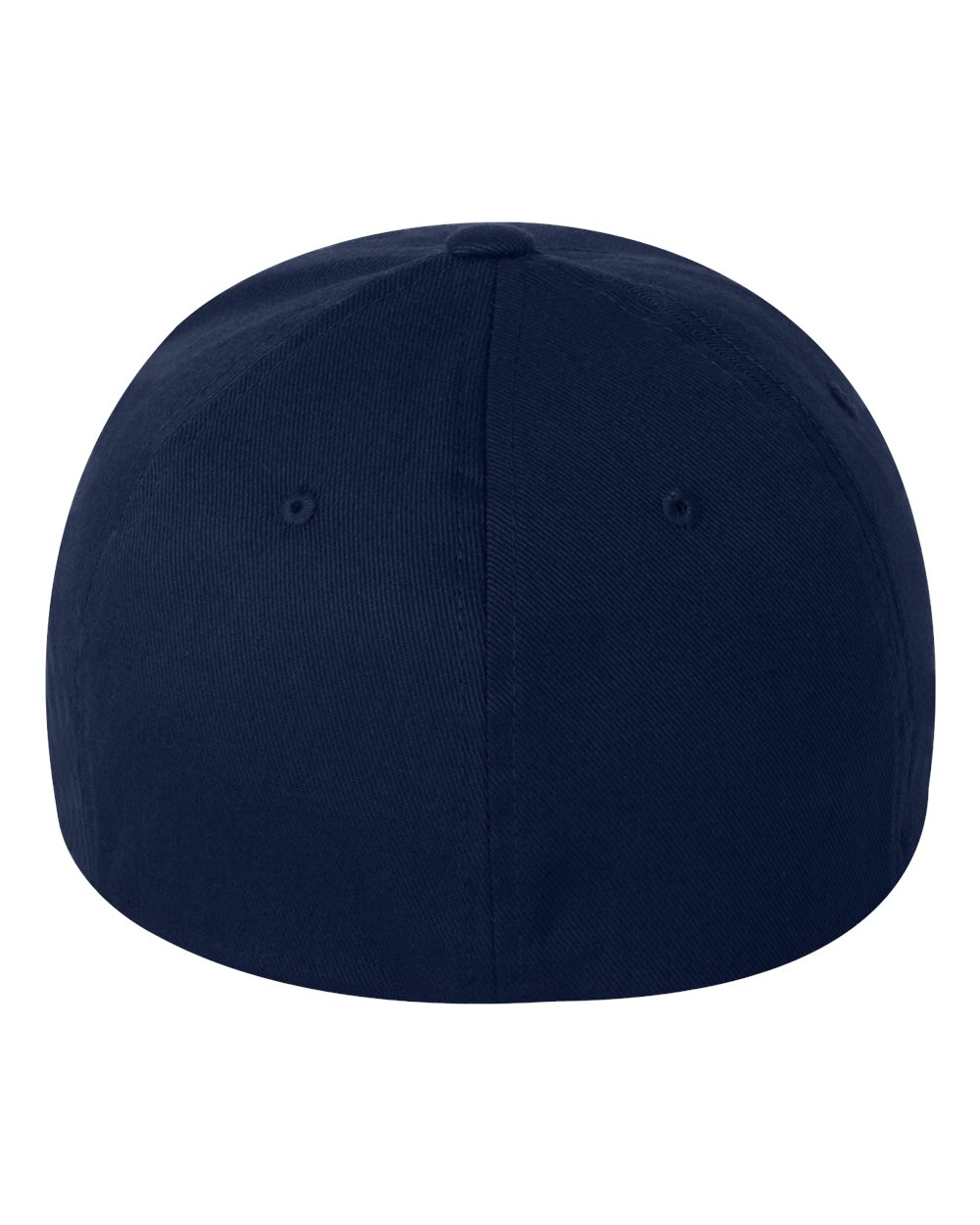 Rear View of Navy Cotton Blend Cap - 6277