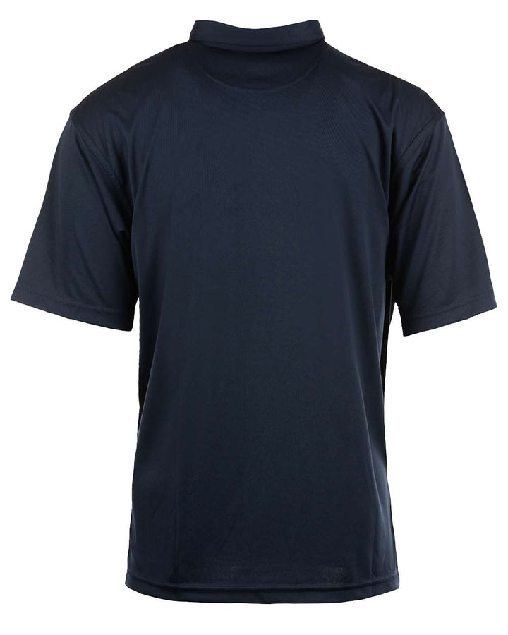 Rear View of Navy Golf Polo - 0101