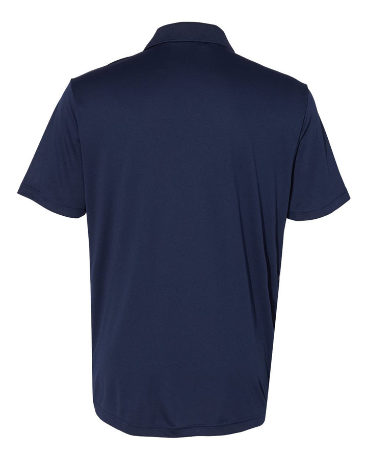 Rear View of Navy Performance Polo - A230