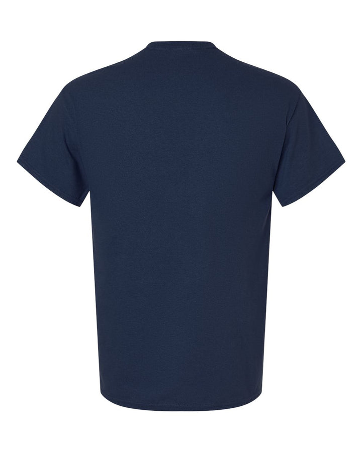 Rear View of Navy Ultra Cotton® T-Shirt - 2000