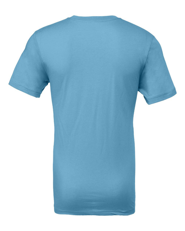 Rear View of Ocean Blue Jersey Tee - 3001