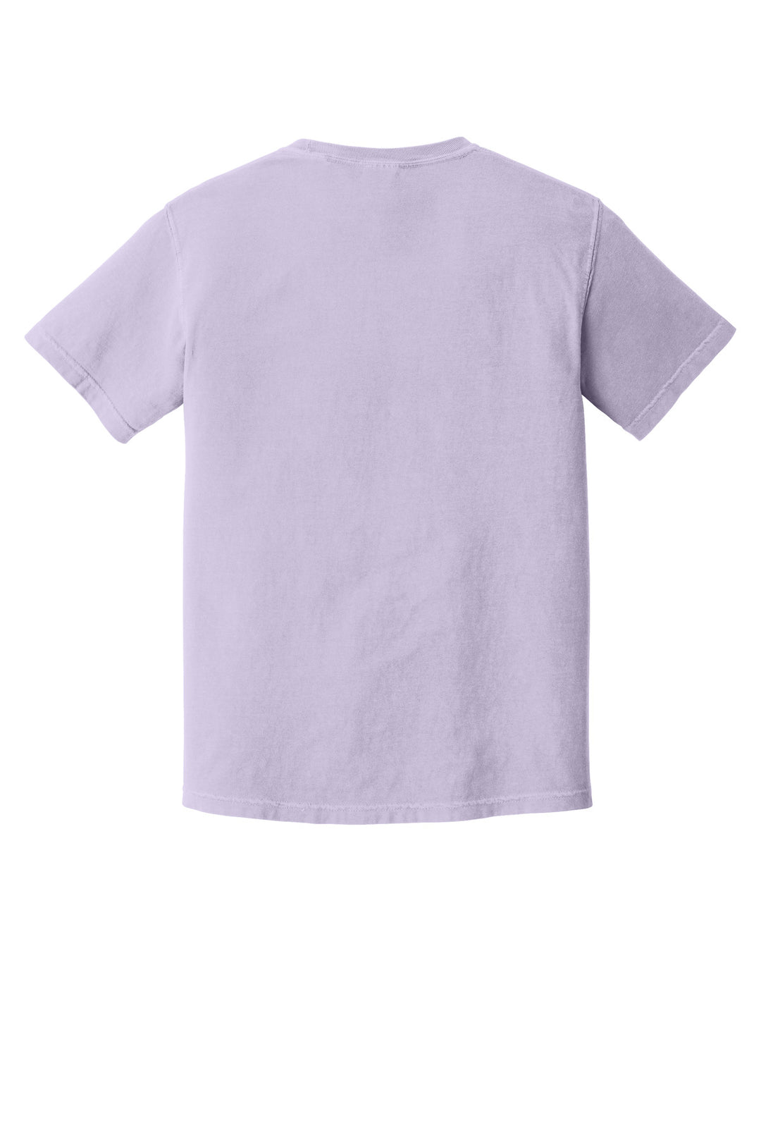 Rear View of Orchid COMFORT COLORS Heavyweight Ring Spun Tee. 1717