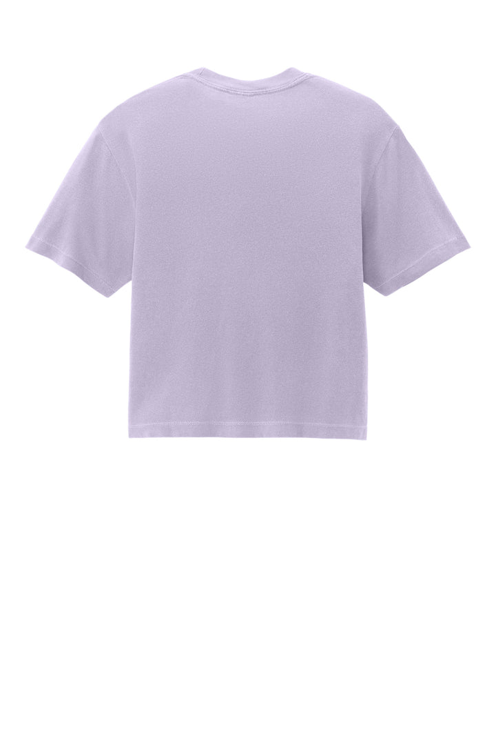 Rear View of Orchid Comfort Colors Women's Heavyweight Boxy Tee 3023CL