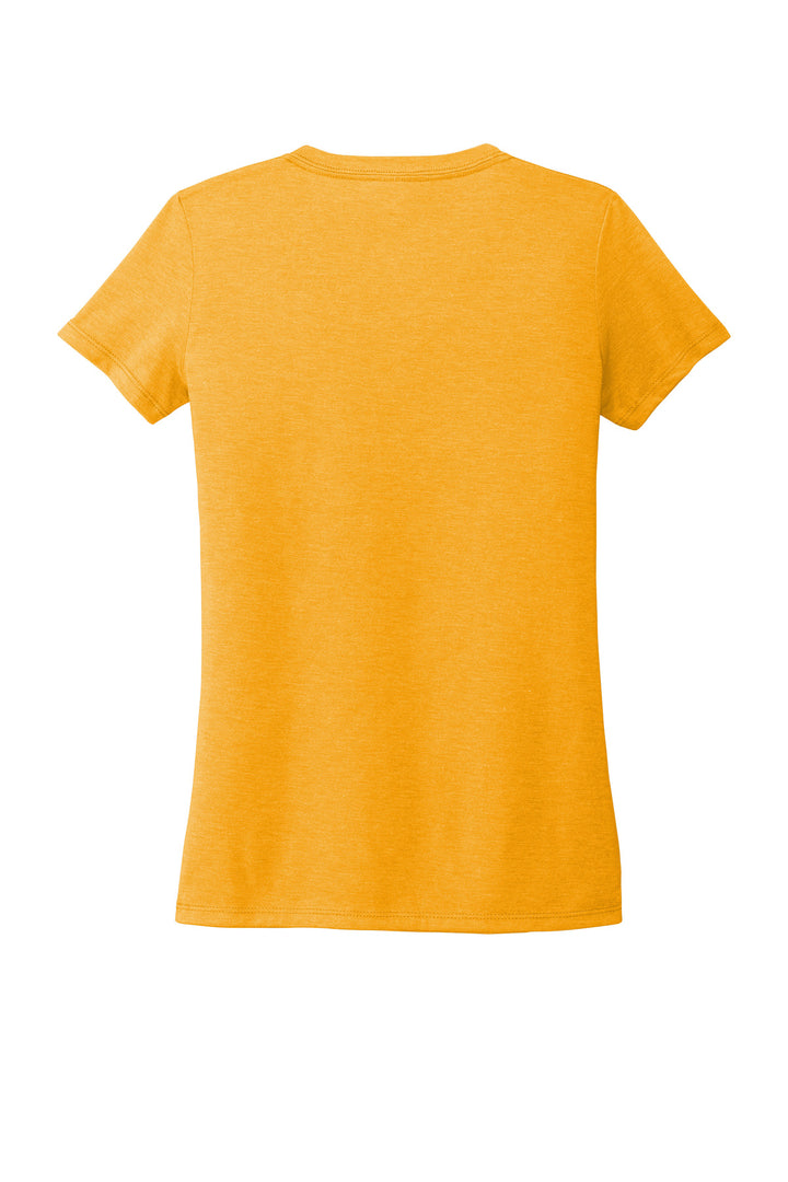 Rear View of OrngUFancy Allmade Women's Tri-Blend V-Neck Tee AL2018