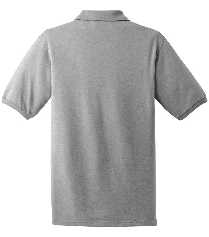 Rear View of Oxford Jerzees Dri-Power Sport Shirt. 437M