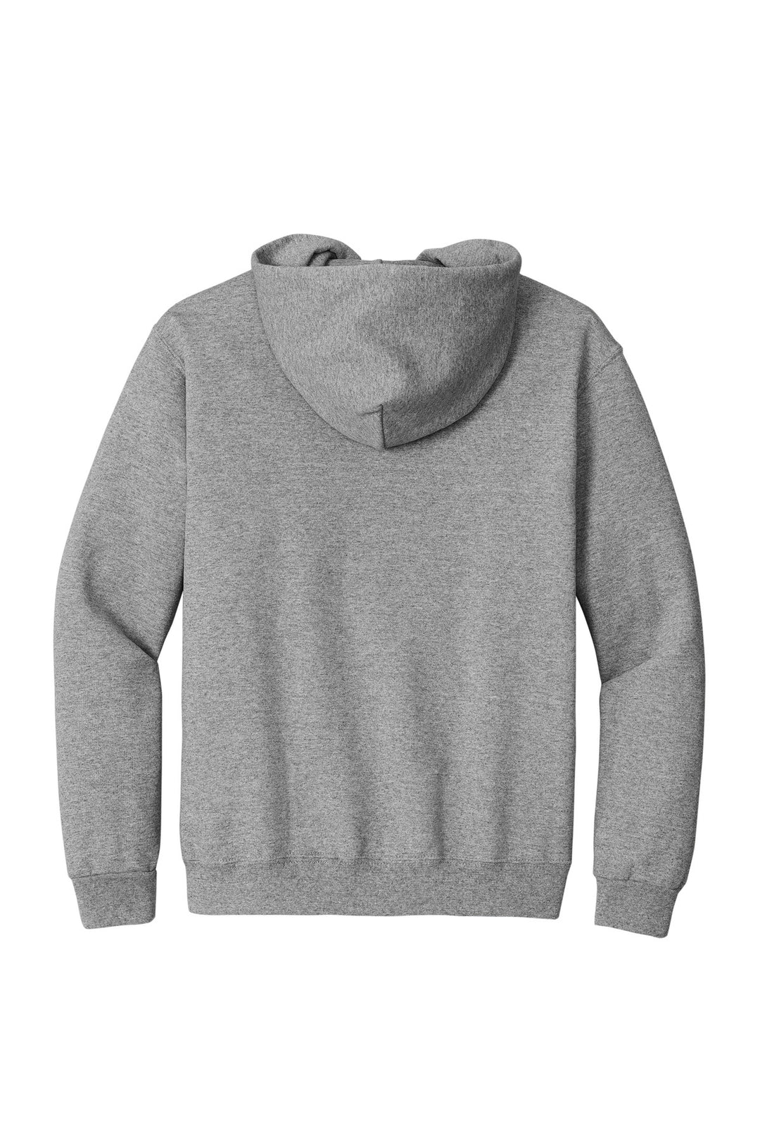 Rear View of Oxford Jerzees Super Sweats NuBlend - Pullover Hooded Sweatshirt. 4997M