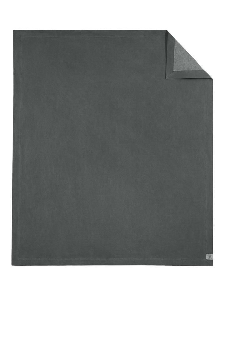 Rear View of Pepper Comfort Colors Fleece Dorm Blanket 15BT