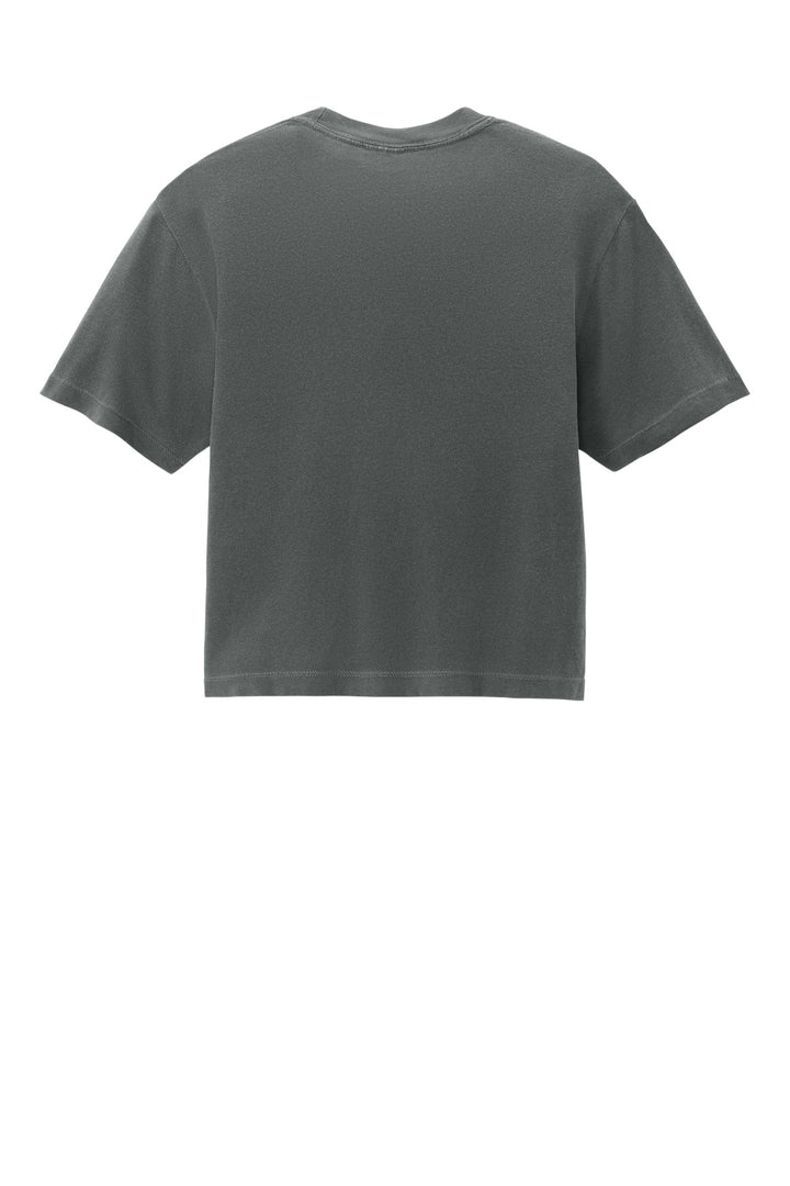 Rear View of Pepper Comfort Colors Women's Heavyweight Boxy Tee 3023CL