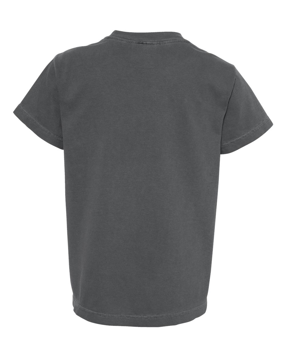 Rear View of Pepper Garment-Dyed Youth Heavyweight T-Shirt - 9018