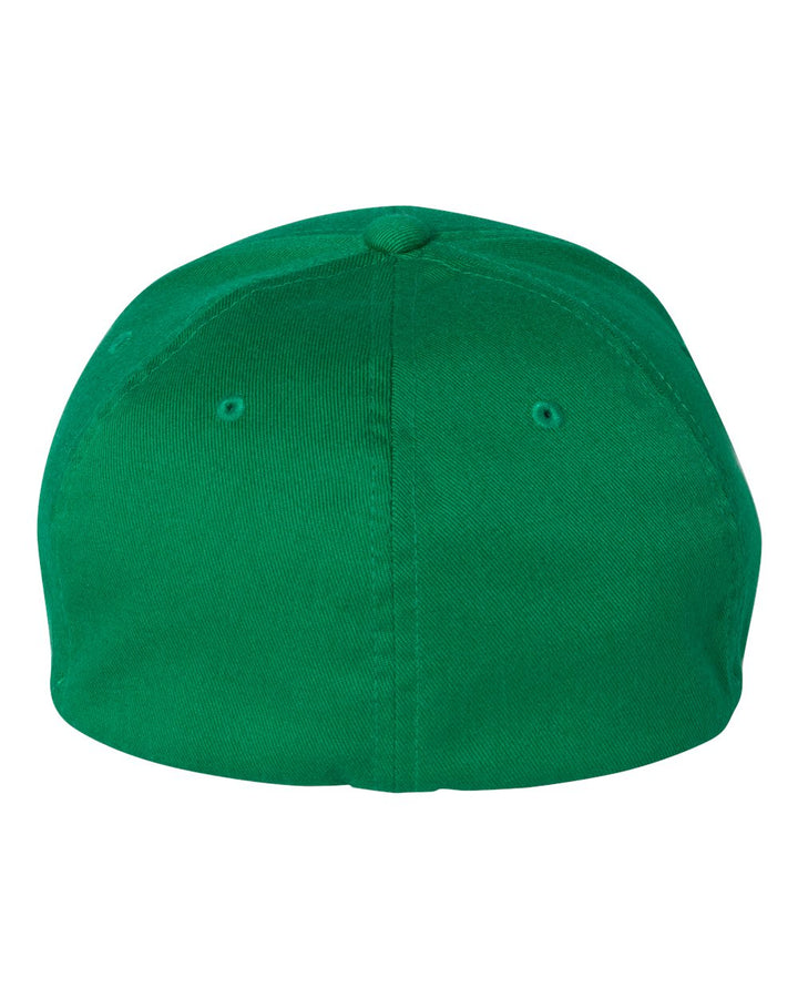 Rear View of Pepper Green Cotton Blend Cap - 6277