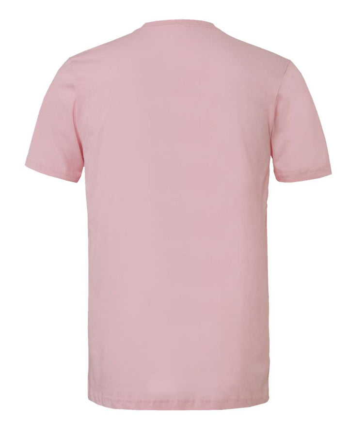 Rear View of Pink Jersey Tee - 3001