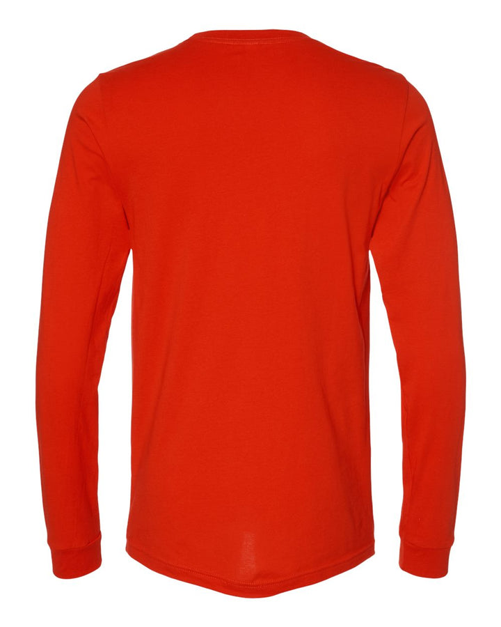 Rear View of Poppy Jersey Long Sleeve Tee - 3501