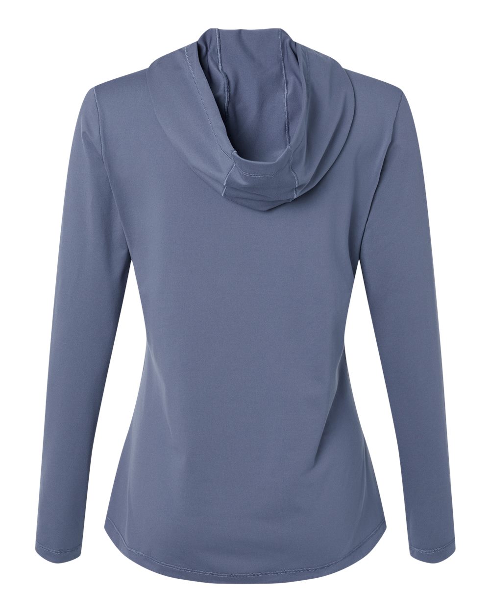 Rear View of Preloved Ink Women's Performance Hooded Pullover - A1003