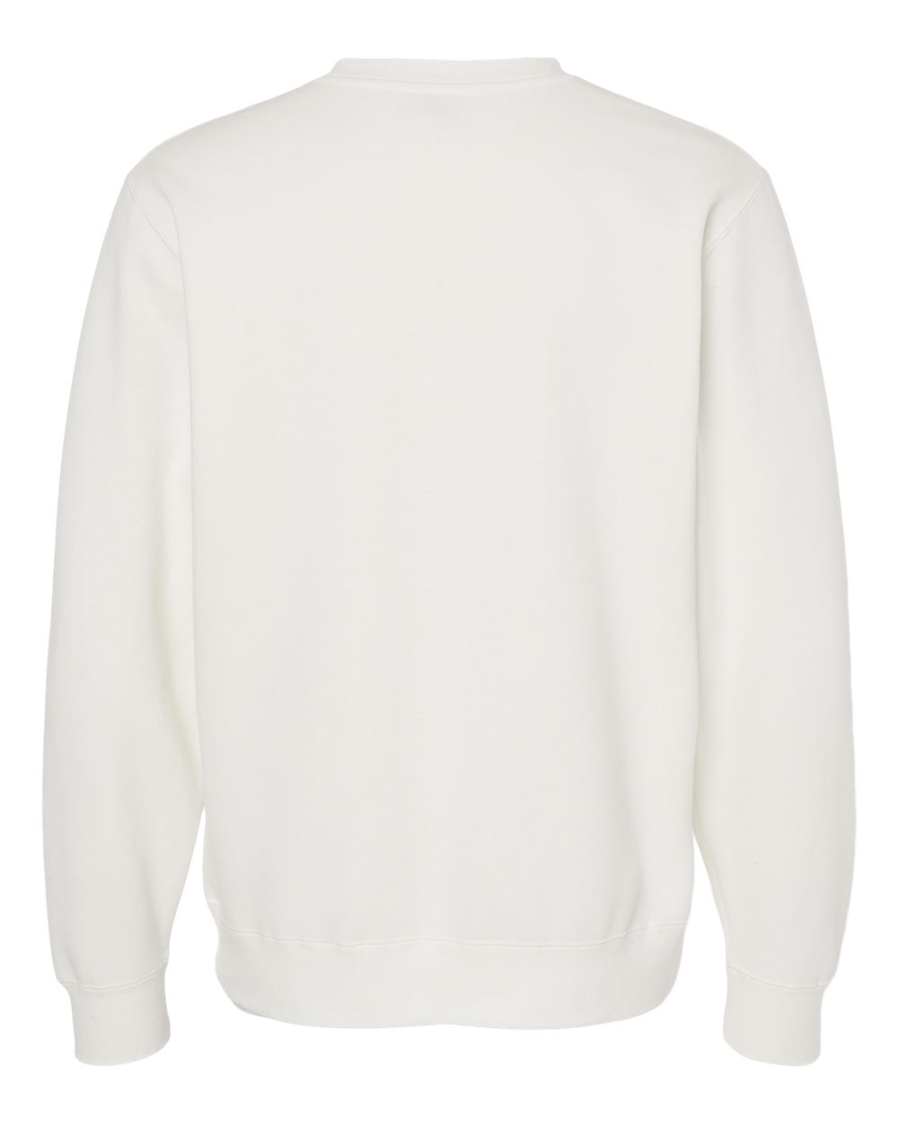 Rear View of Prepared For Dye Midweight Pigment-Dyed Crewneck Sweatshirt - PRM3500