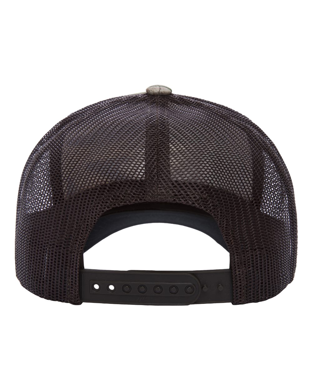 Rear View of Realtree Edge/ Brown Retro Trucker Cap - 6606