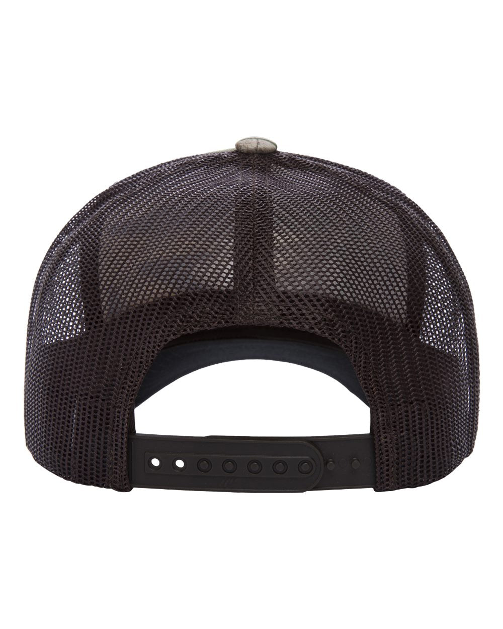 Rear View of Realtree Max7/ Brown Retro Trucker Cap - 6606