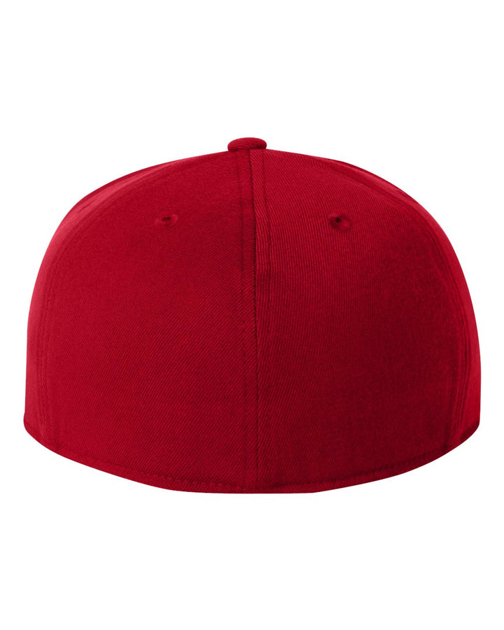 Rear View of Red 210® Flat Bill Cap - 6210FF
