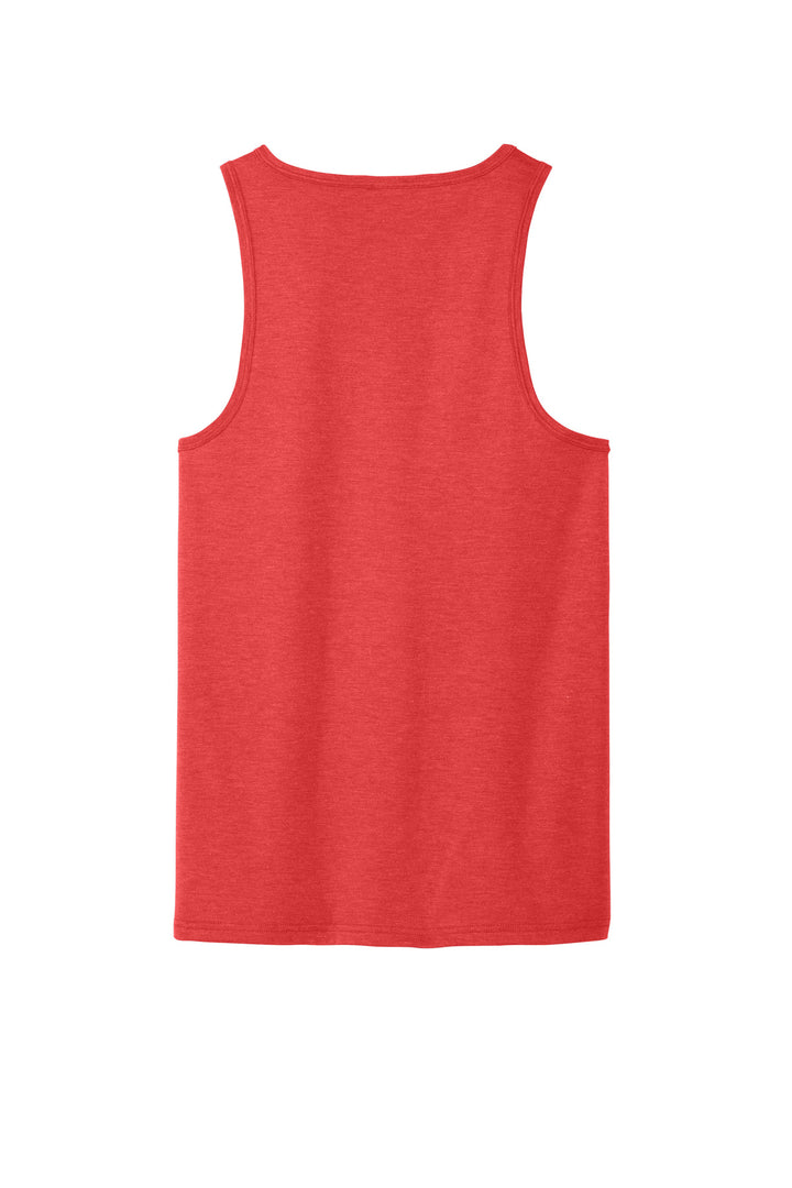 Rear View of RiseUpRed Allmade Unisex Tri-Blend Tank AL2019
