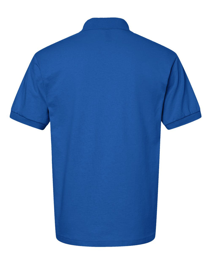Rear View of Royal DryBlend® Jersey Polo - 8800