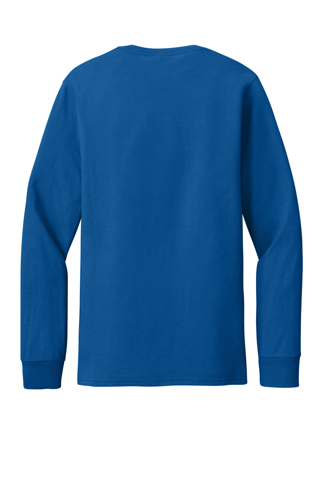 Rear View of Royal Jerzees Premium Blend Ring Spun Long Sleeve T-Shirt 560LS