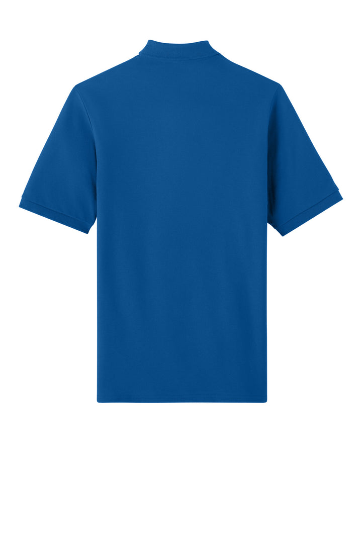 Rear View of Royal Jerzees Unisex Premium Ring Spun Cotton Pique Sport Shirt 443M