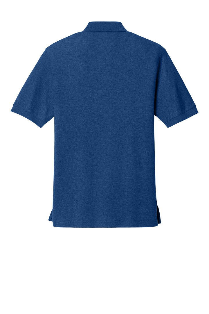 Rear View of Royal Port Authority Silk Touch Polo K500