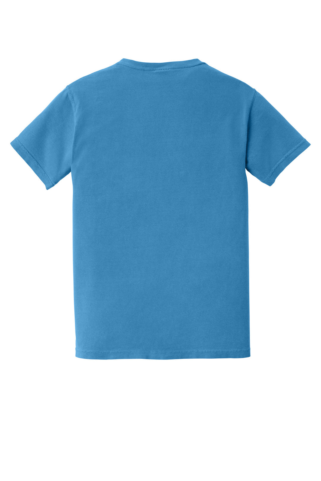 Rear View of RoyCaribe COMFORT COLORS Heavyweight Ring Spun Pocket Tee. 6030