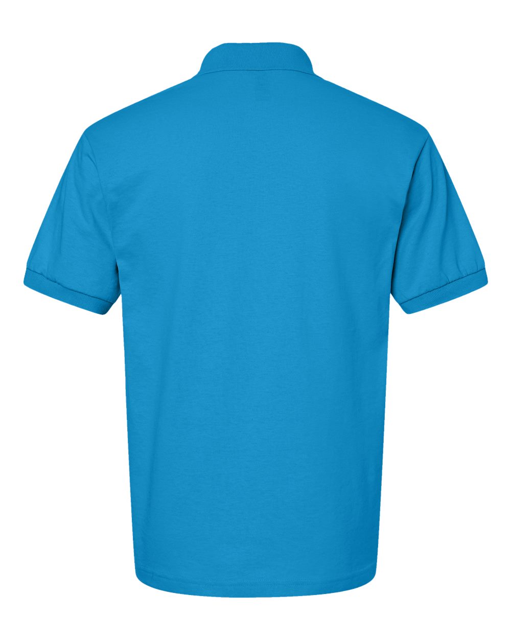 Rear View of Sapphire DryBlend® Jersey Polo - 8800