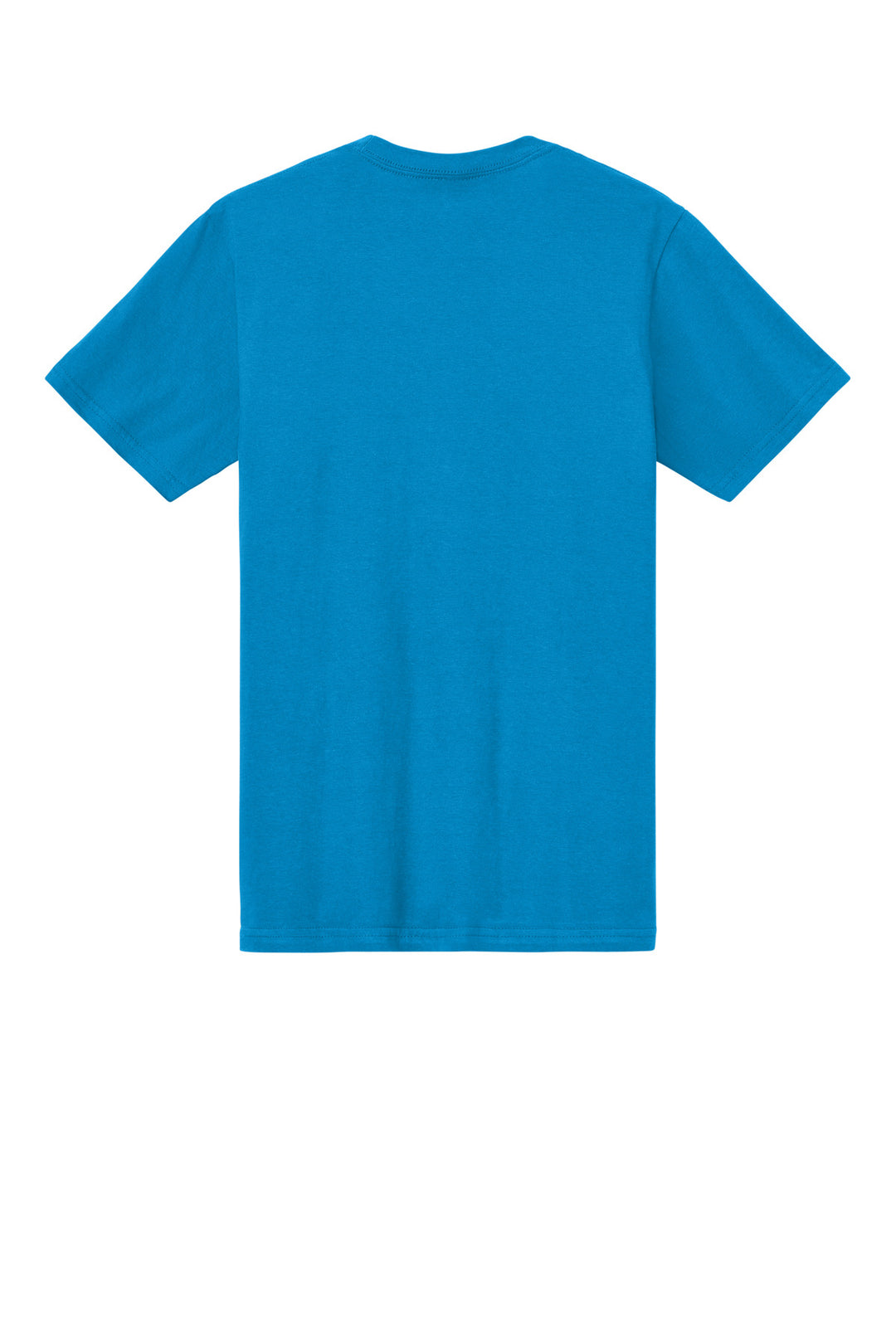 Rear View of Sapphire Gildan Softstyle Midweight Tee 65000