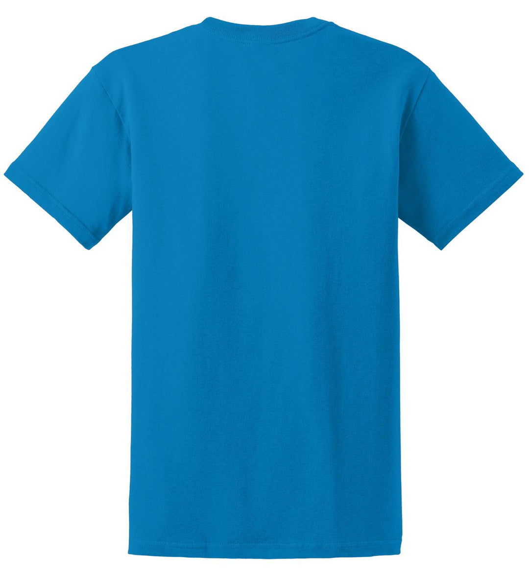 Rear View of Sapphire Gildan - Ultra Cotton 100% US Cotton T-Shirt. 2000