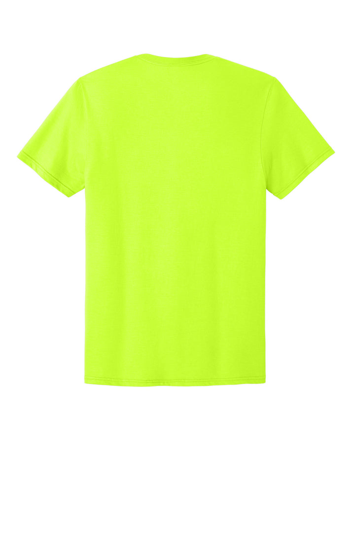Rear View of SftyGrn Jerzees Classics Unisex Cotton T-Shirt 363M
