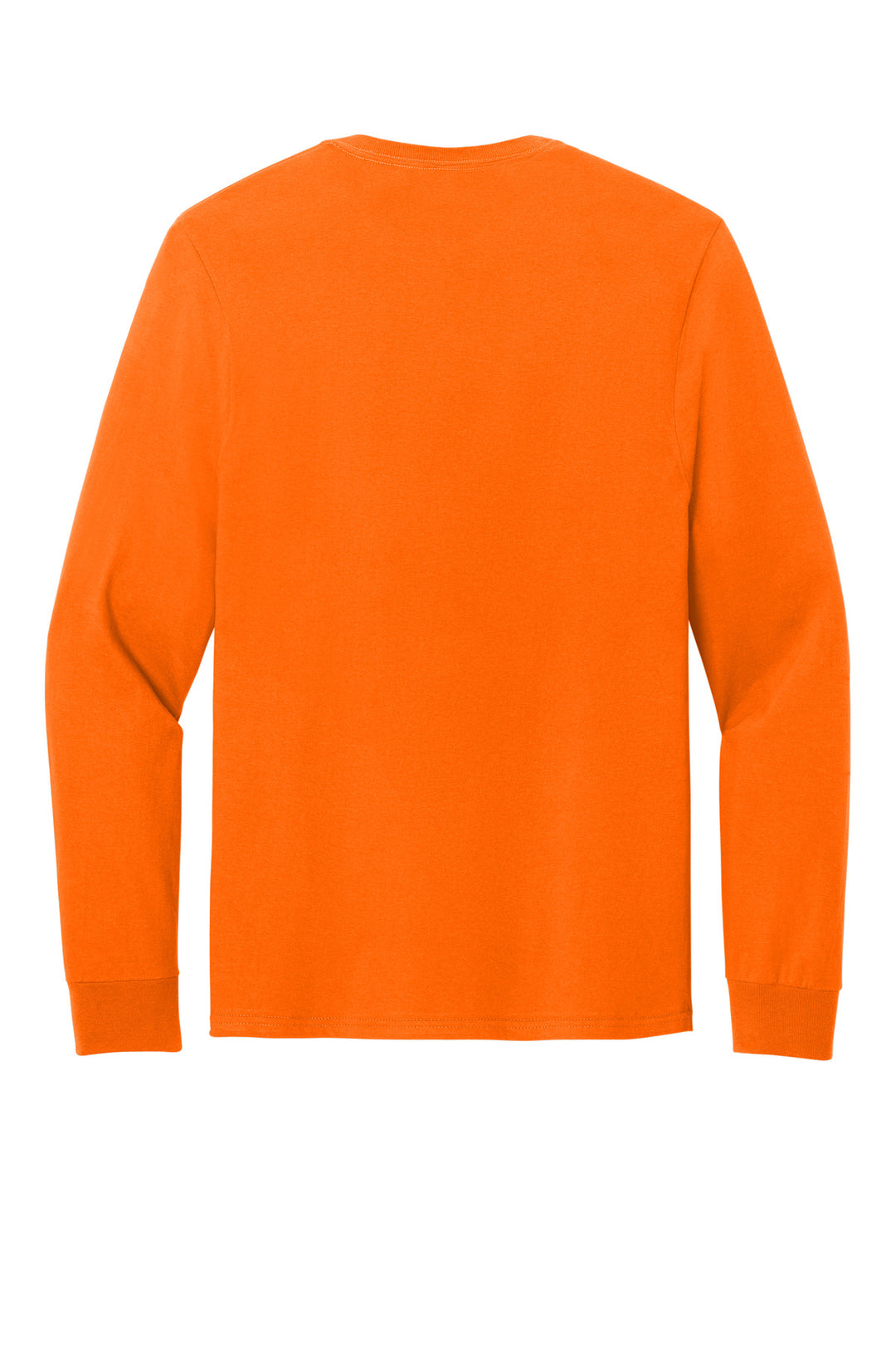 Rear View of SftyOrg Jerzees Classics Unisex Cotton Long Sleeve T-Shirt 363L