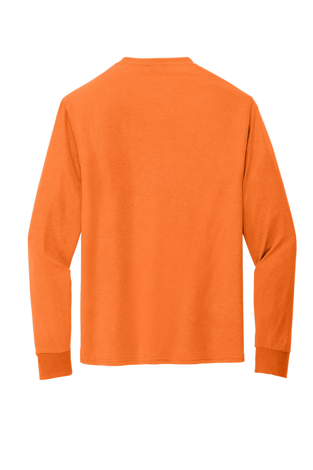Rear View of SftyOrg Jerzees Dri-Power 100% Polyester Long Sleeve T-Shirt 21LS