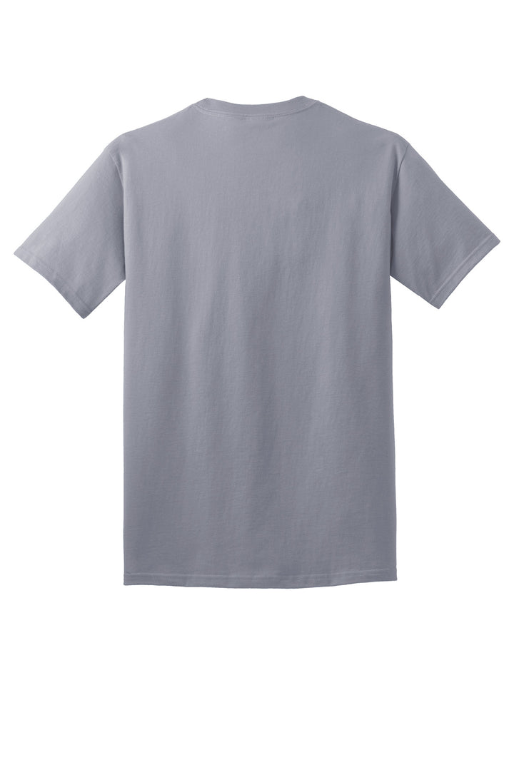 Rear View of Silver Port & Company - Core Cotton Tee. PC54