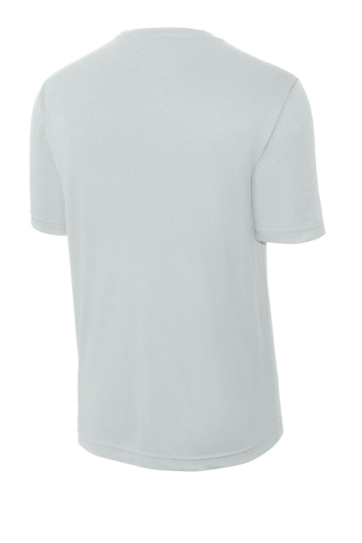 Rear View of Silver Sport-Tek PosiCharge Competitor Tee. ST350