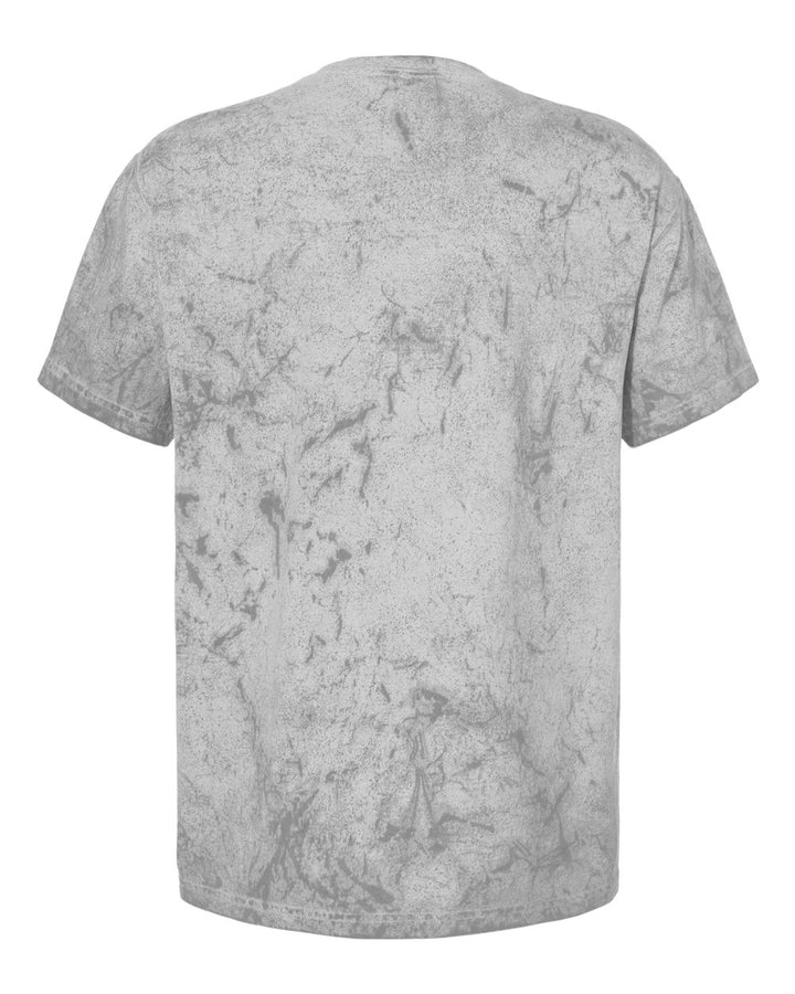 Rear View of Smoke Colorblast™ Heavyweight T-Shirt - 1745