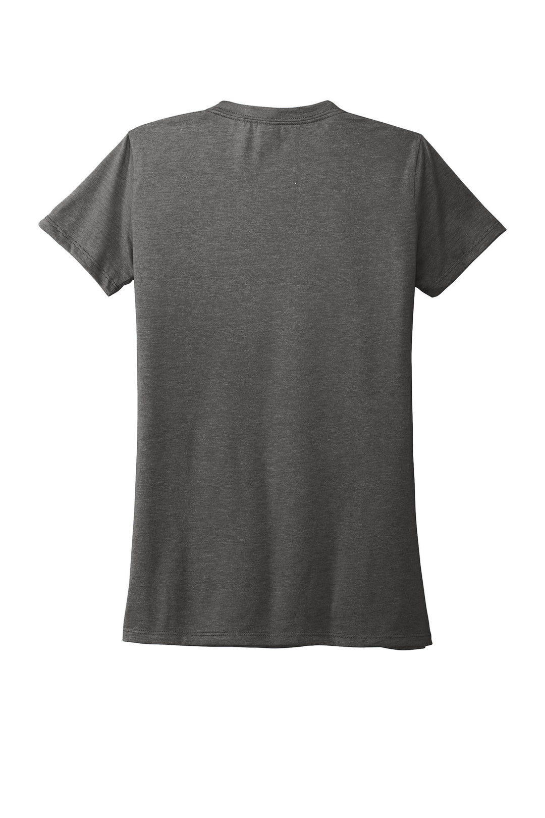 Rear View of Space Black Allmade Women's Tri-Blend Tee AL2008