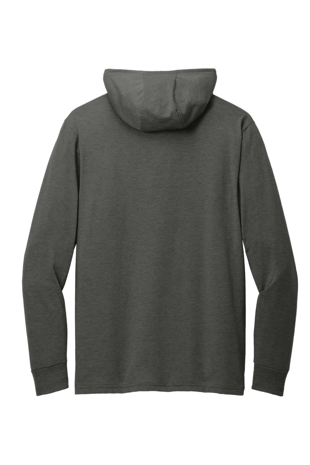 Rear View of SpaceBlack Allmade Unisex Tri-Blend Hoodie Tee AL6003