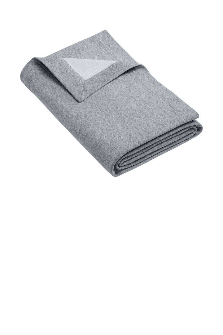 Rear View of SportGrey Gildan Heavy Blend Fleece Stadium Blanket 18900
