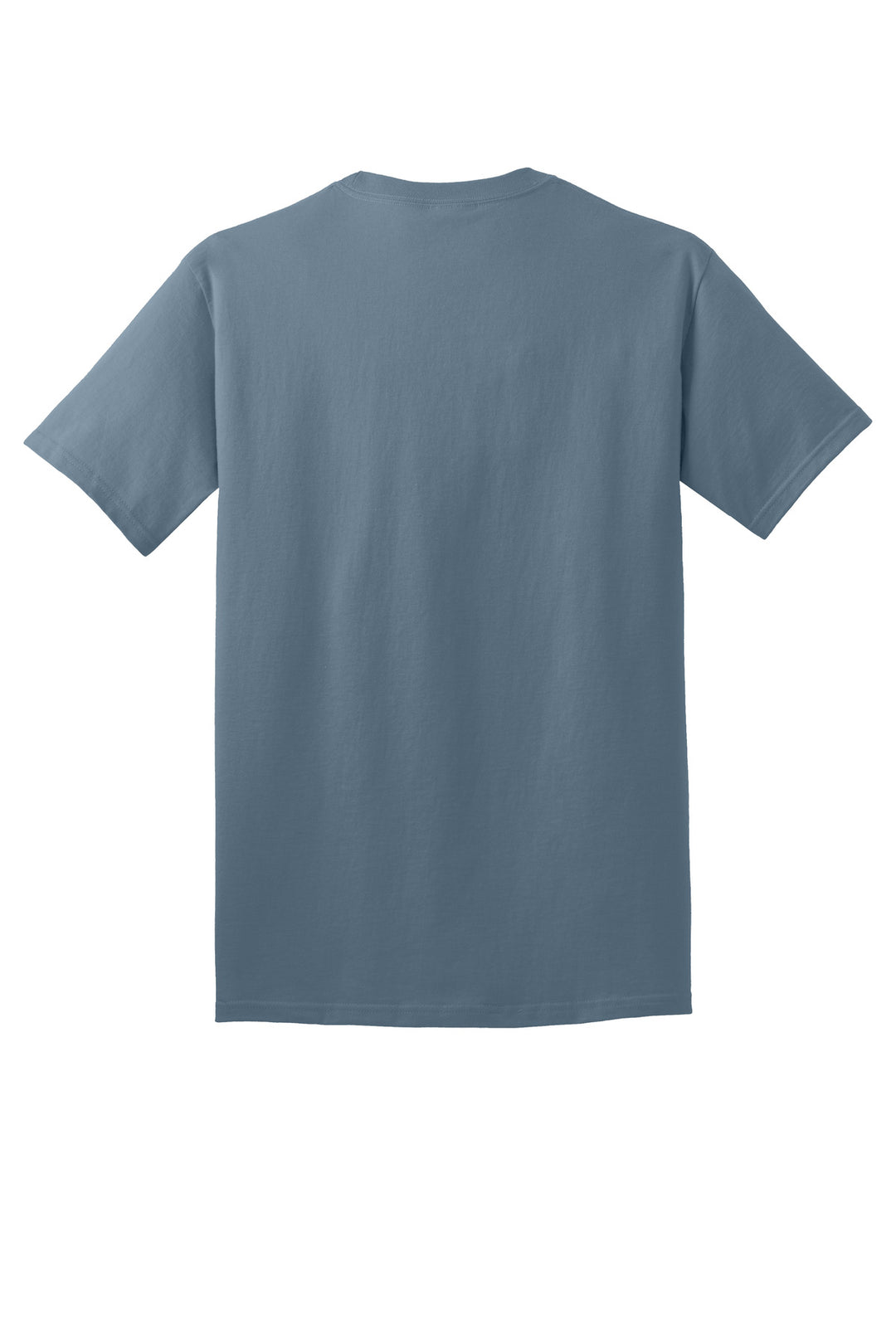 Rear View of StnwshdBl Port & Company - Core Cotton Tee. PC54