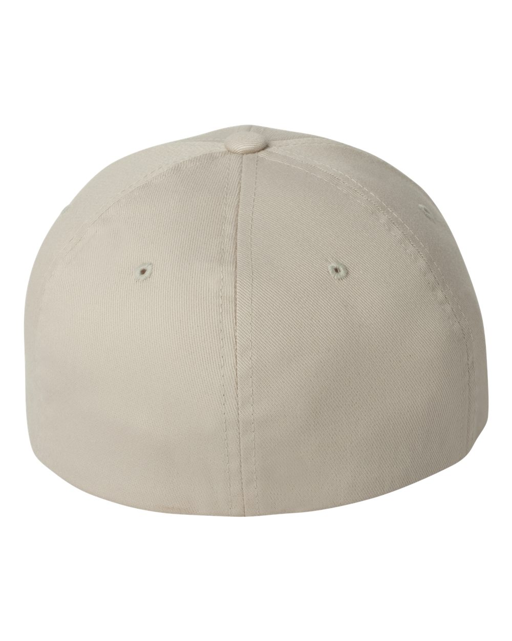 Rear View of Stone Cotton Blend Cap - 6277