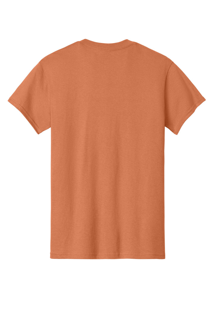 Rear View of Sunset Gildan - Heavy Cotton 100% Cotton T-Shirt. 5000